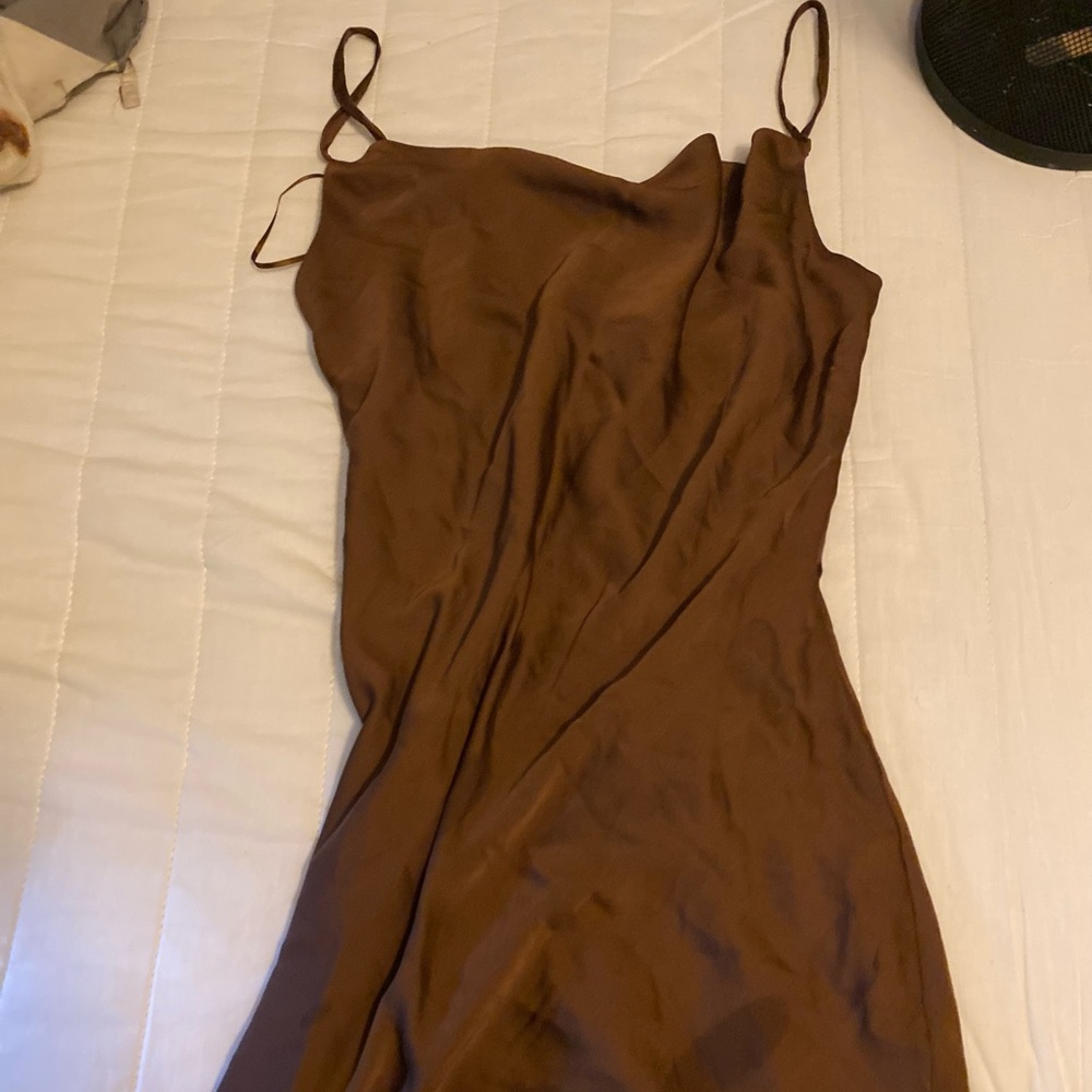 Kendall and Kylie size small brown body dress.